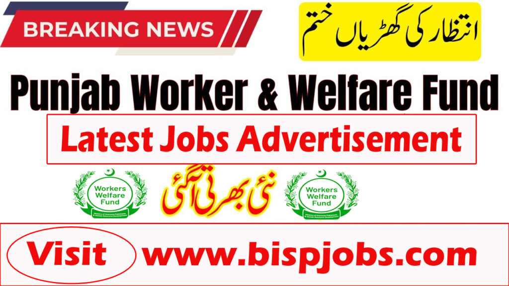 Punjab Workers Welfare Fund Jobs 2025 1 Punjab Workers Welfare Fund Jobs 2025