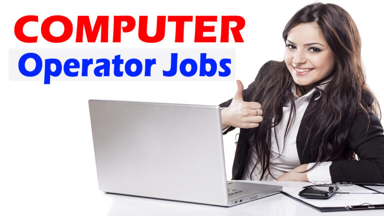 Computer Operator Jobs 2025 in Pakistan